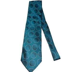 VENETTO Collection Teal Polka Dot Tie